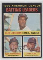 League Leaders - Alex Johnson, Carl Yastrzemski, Tony Oliva [Good to …