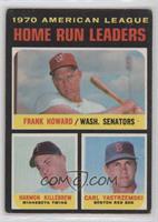 League Leaders - Frank Howard, Harmon Killebrew, Carl Yastrzemski [Poor to…