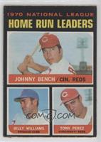 League Leaders - Johnny Bench, Tony Perez, Billy Williams [Good to VG…