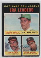 League Leaders - Clyde Wright, Diego Segui, Jim Palmer [Good to VG…