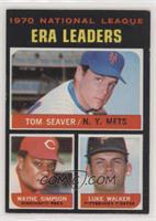 League Leaders - Tom Seaver, Wayne Simpson, Luke Walker