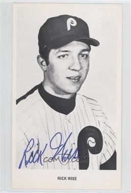 1971 Philadelphia Phillies Team Issue - [Base] #_RIWI - Rick Wise