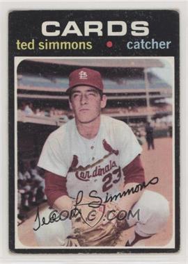 1971 Topps - [Base] #117 - Ted Simmons [Good to VG‑EX]