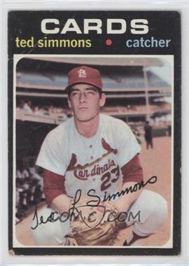 1971 Topps - [Base] #117 - Ted Simmons [Good to VG‑EX]