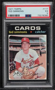 1971 Topps - [Base] #117 - Ted Simmons [PSA 5 EX]