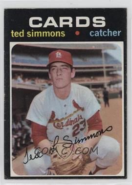 1971 Topps - [Base] #117 - Ted Simmons [Good to VG‑EX]