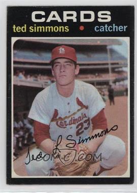 1971 Topps - [Base] #117 - Ted Simmons [Good to VG‑EX]