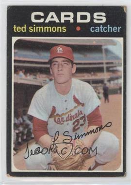 1971 Topps - [Base] #117 - Ted Simmons [Good to VG‑EX]