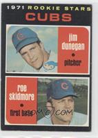 1971 Rookie Stars - Jim Dunegan, Roe Skidmore [Noted]