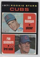 1971 Rookie Stars - Jim Dunegan, Roe Skidmore