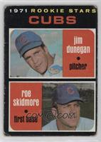 1971 Rookie Stars - Jim Dunegan, Roe Skidmore [Poor to Fair]