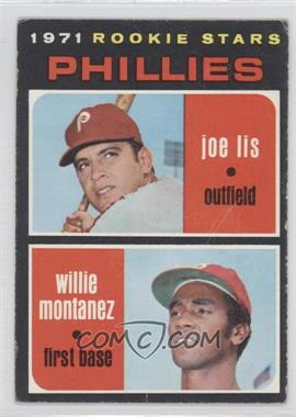 1971 Topps - [Base] #138 - 1971 Rookie Stars - Joe Lis, Willie Montanez [Poor to Fair]