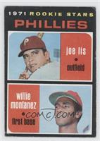 1971 Rookie Stars - Joe Lis, Willie Montanez [Good to VG‑EX]