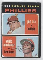 1971 Rookie Stars - Joe Lis, Willie Montanez [Noted]