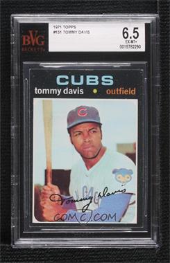 1971 Topps - [Base] #151 - Tommy Davis [BVG 6.5 EX‑MT+]