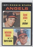 1971 Rookie Stars - Lloyd Allen, Winston Llenas