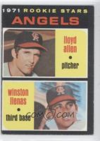 1971 Rookie Stars - Lloyd Allen, Winston Llenas [Noted]