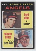 1971 Rookie Stars - Lloyd Allen, Winston Llenas