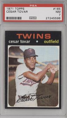 1971 Topps - [Base] #165 - Cesar Tovar [PSA 7 NM]