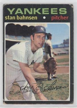 1971 Topps - [Base] #184 - Stan Bahnsen [Good to VG‑EX]