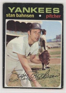 1971 Topps - [Base] #184 - Stan Bahnsen [Good to VG‑EX]