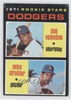 1971 Rookie Stars - Bobby Valentine, Mike Strahler [Good to VG‑…