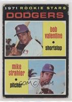 1971 Rookie Stars - Bobby Valentine, Mike Strahler [Poor to Fair]