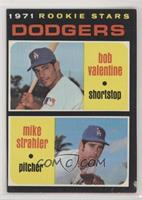 1971 Rookie Stars - Bobby Valentine, Mike Strahler [Good to VG‑…