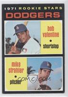1971 Rookie Stars - Bobby Valentine, Mike Strahler