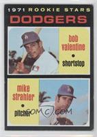 1971 Rookie Stars - Bobby Valentine, Mike Strahler [Good to VG‑…