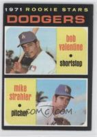 1971 Rookie Stars - Bobby Valentine, Mike Strahler