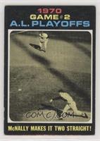 1970 A.L. Playoffs - McNally Makes it Two Straight! [Good to VG‑…