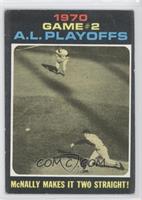 1970 A.L. Playoffs - McNally Makes it Two Straight! [Good to VG‑…