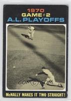 1970 A.L. Playoffs - McNally Makes it Two Straight! [Good to VG‑…