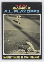 1970 A.L. Playoffs - McNally Makes it Two Straight! [Good to VG‑…