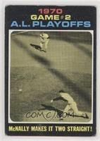 1970 A.L. Playoffs - McNally Makes it Two Straight! [Poor to Fair]