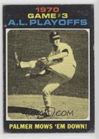 1970 A.L. Playoffs - Palmer Mows 'Em Down! [Poor to Fair]