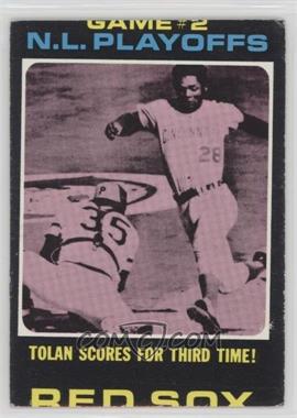 1971 Topps - [Base] #200 - 1970 N.L. Playoffs - Tolan Scores For Third Time! [Good to VG‑EX]