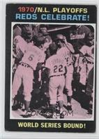 1970 N.L. Playoffs - Reds Celebrate! World Series Bound! [Good to VG&…