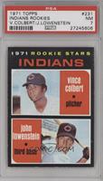 1971 Rookie Stars - Vince Colbert, John Lowenstein [PSA 7 NM]