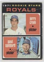 1971 Rookie Stars - Jerry Cram, Paul Splittorff [Poor to Fair]