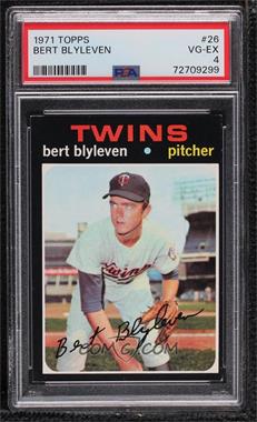 1971 Topps - [Base] #26 - Bert Blyleven [PSA 4 VG‑EX]