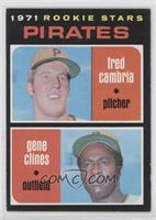 1971 Rookie Stars - Fred Cambria, Gene Clines