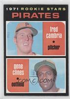 1971 Rookie Stars - Fred Cambria, Gene Clines [Altered]