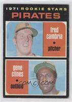 1971 Rookie Stars - Fred Cambria, Gene Clines [Good to VG‑EX]