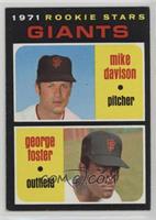 1971 Rookie Stars - Mike Davison, George Foster