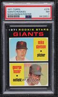 1971 Rookie Stars - Mike Davison, George Foster [PSA 7 NM]