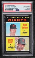 1971 Rookie Stars - Mike Davison, George Foster [PSA Authentic PSA/DN…