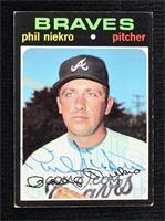 Phil Niekro [JSA Certified COA Sticker]