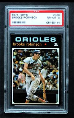 1971 Topps - [Base] #300 - Brooks Robinson [PSA 8 NM‑MT]